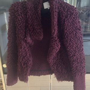 Iro Eggplant Textured Jacket